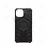Защитный чехол Uag Monarch Kevlar для iPhone 15 с MagSafe - Кевлар черный (Kevlar Black)