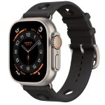 Apple Watch Ultra 4 Hermes 49mm, спортивный ремешок Scub’H Diving черного цвета