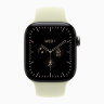 Apple Watch Series 12 46mm, Natural Titanium Case with Sport Band - Pale Succulent