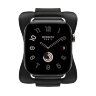 Ремешок Hermes для Apple Watch 46mm En Selle — черный (Noir)