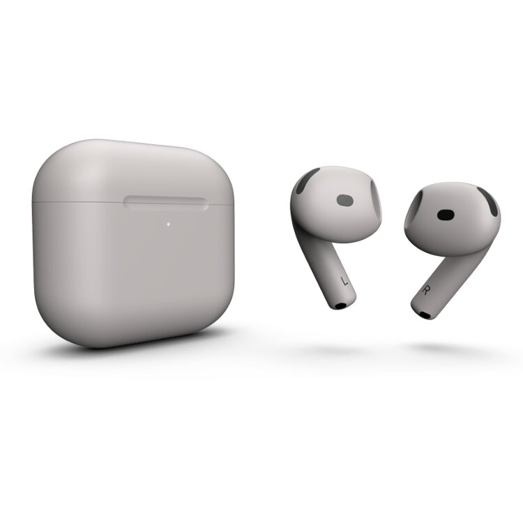 AirPods 4 anc (2024) с шумоподавлением - светло-серый матовый