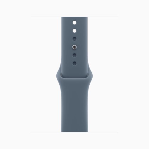 Apple Watch Series 11 46mm, Space Gray Aluminum Case with Sport Band - Anchor Blue