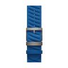 Ремешок Hermes для Ultra 3 En Mer 49mm - Голубой (Bleu Hydra)