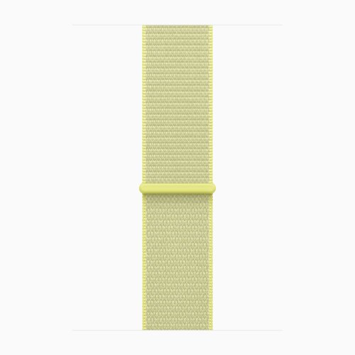 Apple Watch SE 3 40mm, Midnight Aluminum Case with Sport Loop - Neon Yellow