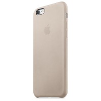 Чехол кожаный для iPhone 6s Бежевый