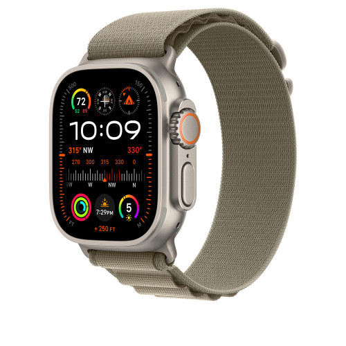 Браслет для Apple Watch Ultra 49mm Alpine Loop (S) - Оливковый (Olive)