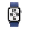 Apple Watch SE (2023) 44mm, Silver Aluminum Case with Sport Loop - Ocean Blue (Синий)