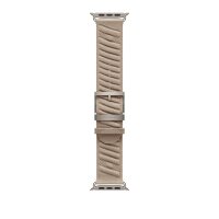 Ремешок Hermès для Apple Watch Ultra 49mm En Mer — светло-бежевый (Argile)