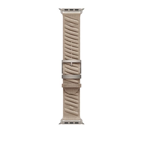 Ремешок Hermès для Apple Watch Ultra 49mm En Mer — светло-бежевый (Argile)