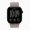 Apple Watch Series 12 46mm, Black Aluminum Case with Sport Loop - Chambray Blue