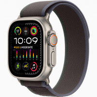 Apple Watch Ultra 3 49mm Titanium Case with Blue/Black Trail Loop (S/M)