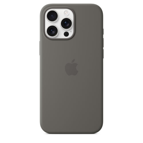 Силиконовый чехол для iPhone 16 Pro Max с MagSafe - Stone Gray (Серый)