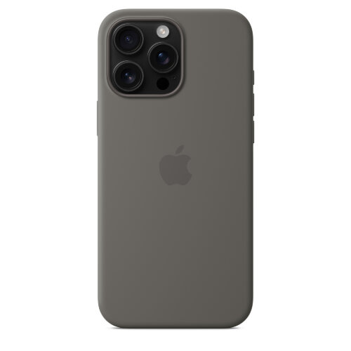 Силиконовый чехол для iPhone 16 Pro Max с MagSafe - Stone Gray (Серый)
