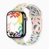 Apple Watch Series 10 42mm, Natural Titanium Case with Sport Band - Pride Edition