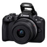 Canon EOS R50 Mirrorless Camera, Black + RF-S 18-45mm F4.5-6.3 IS STM Lens
