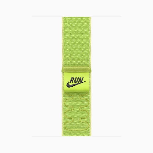 Apple Watch Series 11 46mm, Space Gray Aluminum Case with Nike Sport Loop - Volt Splash