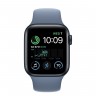 Apple Watch SE (2022) 40mm, Midnight Aluminum Case with Sport Band - Slate Blue