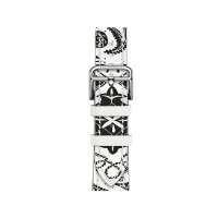 Ремешок Hermes для Apple Watch 42mm Single Tour Animaux Bandana - Белый (Blanc)