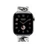 Ремешок Hermes для Apple Watch 42mm Single Tour Animaux Bandana - Белый (Blanc)