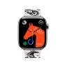 Ремешок Hermes для Apple Watch 42mm Single Tour Animaux Bandana - Белый (Blanc)