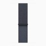 Apple Watch SE 3 40mm, Midnight Aluminum Case with Sport Loop - Anchor Blue
