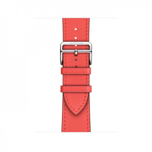Ремешок Hermès Single Tour из кожи Swift 41mm для Apple Watch - Розовый (Rose Texas)
