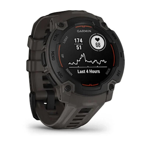 Умные часы Garmin Instinct E 45mm, Black, Charcoal Band
