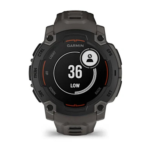 Умные часы Garmin Instinct E 45mm, Black, Charcoal Band