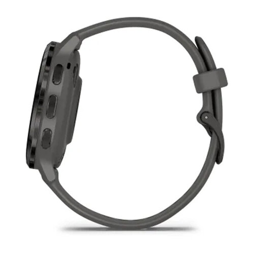Умные часы Garmin Venu 3S 41mm Slate Stainless Steel Bezel Pebble Gray Case Silicone Band