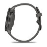 Умные часы Garmin Venu 3S 41mm Slate Stainless Steel Bezel Pebble Gray Case Silicone Band