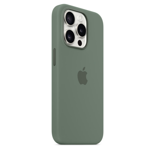 Силиконовый чехол для iPhone 15 Pro с MagSafe - Кипарис (Cypress)