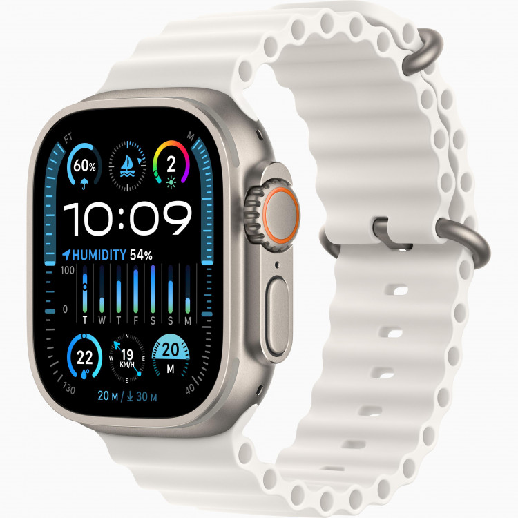 Apple Watch Ultra 49mm white ocean band