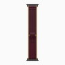 Ремешок для Apple Watch Ultra 49mm Trail Loop Black Titanium (S/M) - Burgundy (Бордовый)