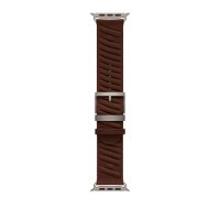 Ремешок Hermès для Apple Watch Ultra 49mm En Mer — бордовый (Bordeaux)