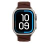 Ремешок Hermès для Apple Watch Ultra 49mm En Mer — бордовый (Bordeaux)