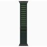 Apple Watch Ultra 2 49mm Black Titanium Case with Dark Green Alpine Loop (Medium)