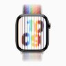Apple Watch Series 10 46mm, Slate Titanium Case with Sport Loop - Pride Edition