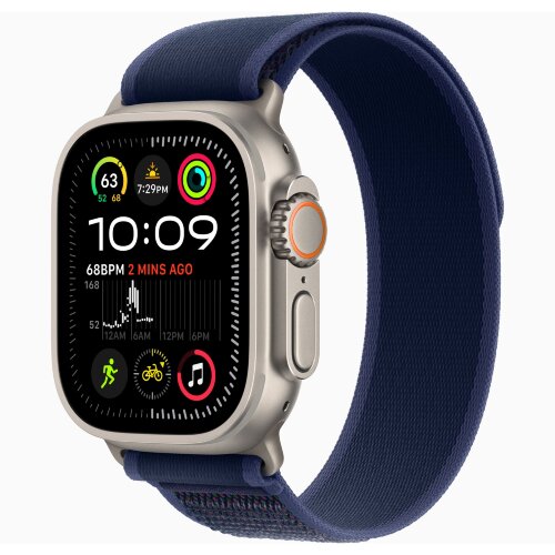 Ремешок для Apple Watch Ultra 49mm Trail Loop Titanium (S/M) - Blue (Синий)