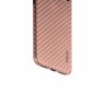 Чехол-накладка карбоновая Coblue 4D для iPhone X - Розовый