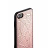 Силиконовый чехол Star Diamond для iPhone 8 и 7 - Розовое золото