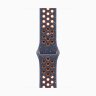 Apple Watch Series 10 42mm, Jet Black Aluminum Case with Nike Sport Band - Blue Flame