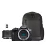 Canon EOS R100 Mirrorless Camera + RF-S 18-45mm F4.5-6.3 IS STM Lens + Backpack (Black)+ SD Card
