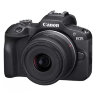 Canon EOS R100 Mirrorless Camera + RF-S 18-45mm F4.5-6.3 IS STM Lens + Backpack (Black)+ SD Card
