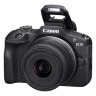 Canon EOS R100 Mirrorless Camera + RF-S 18-45mm F4.5-6.3 IS STM Lens + Backpack (Black)+ SD Card