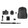 Canon EOS R100 Mirrorless Camera + RF-S 18-45mm F4.5-6.3 IS STM Lens + Backpack (Black)+ SD Card