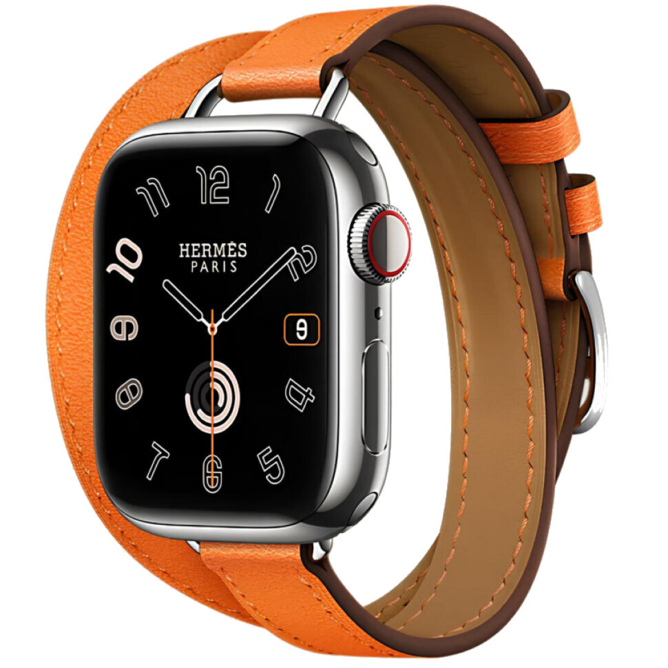 Купить Watch 11 Hermes 42mm Attelage Double Orange в Москве цена