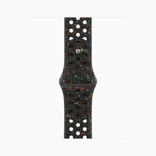 Apple Watch Series 11 42mm, Rose Gold Aluminum Case with Nike Sport Band - Midnight Black