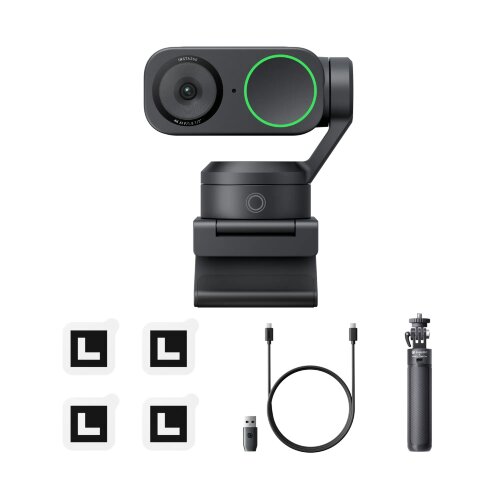 Веб-камера Insta360 Link 2 Black Tripod Bundle