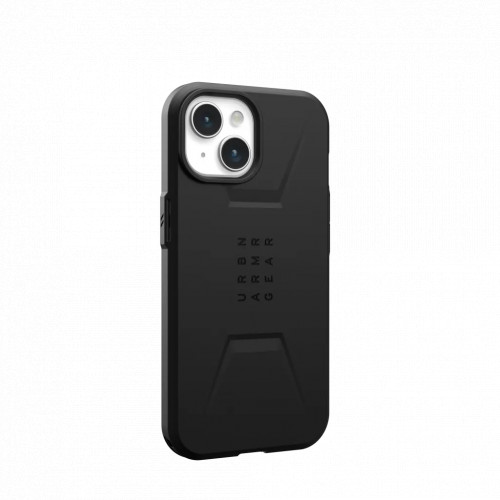 Защитный чехол Uag Civilian для iPhone 15 с MagSafe - Черный (Black)
