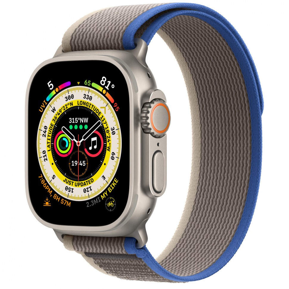 Apple Watch Ultra 3 49mm S M blue gray trail
